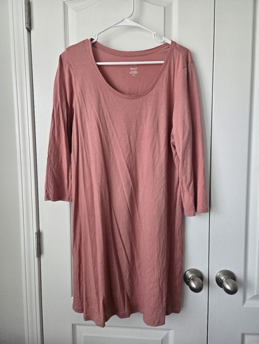 PureJILL-J.Jill Women's Dusty Rose Tunic Top Size Large Tall
